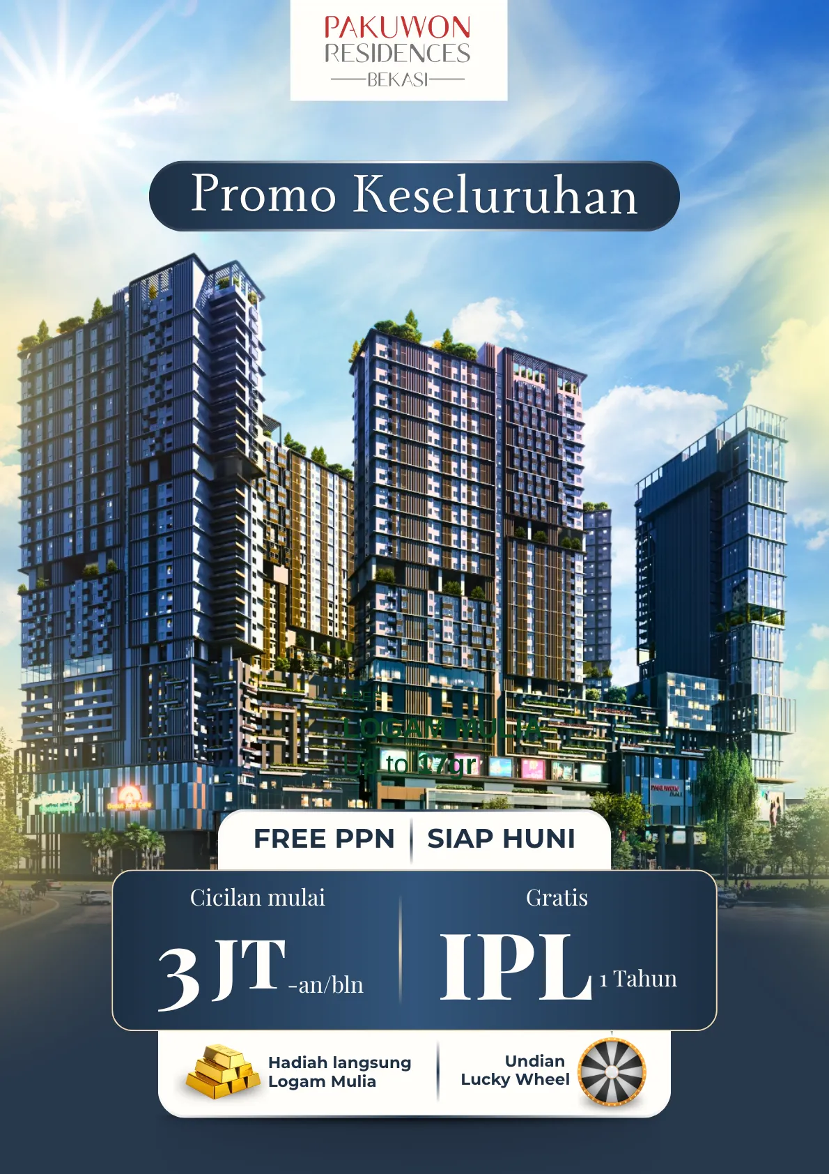 Promo Pakuwon Residences Bekasi